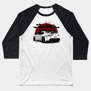 White Toyota GR Supra MK5 A90 JDM car Baseball T-Shirt